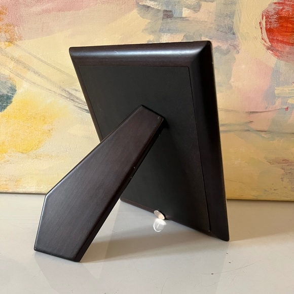 Authentic CARTIER 925 Sterling Silver Photo Frame with Elegant Wood - Picture 4 of 15